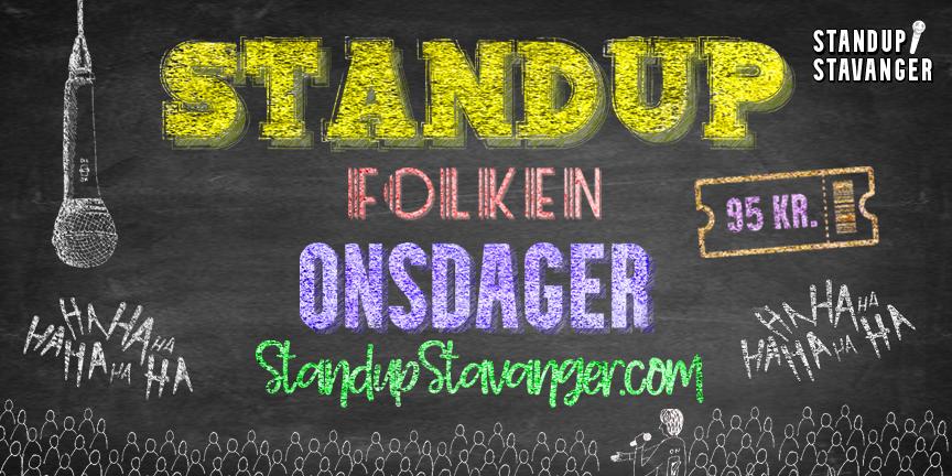 Standup komedie på Folken i Stavanger