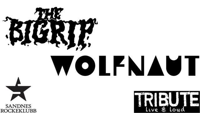 Annonse om konserten av The Big Rip + Wolfnaut