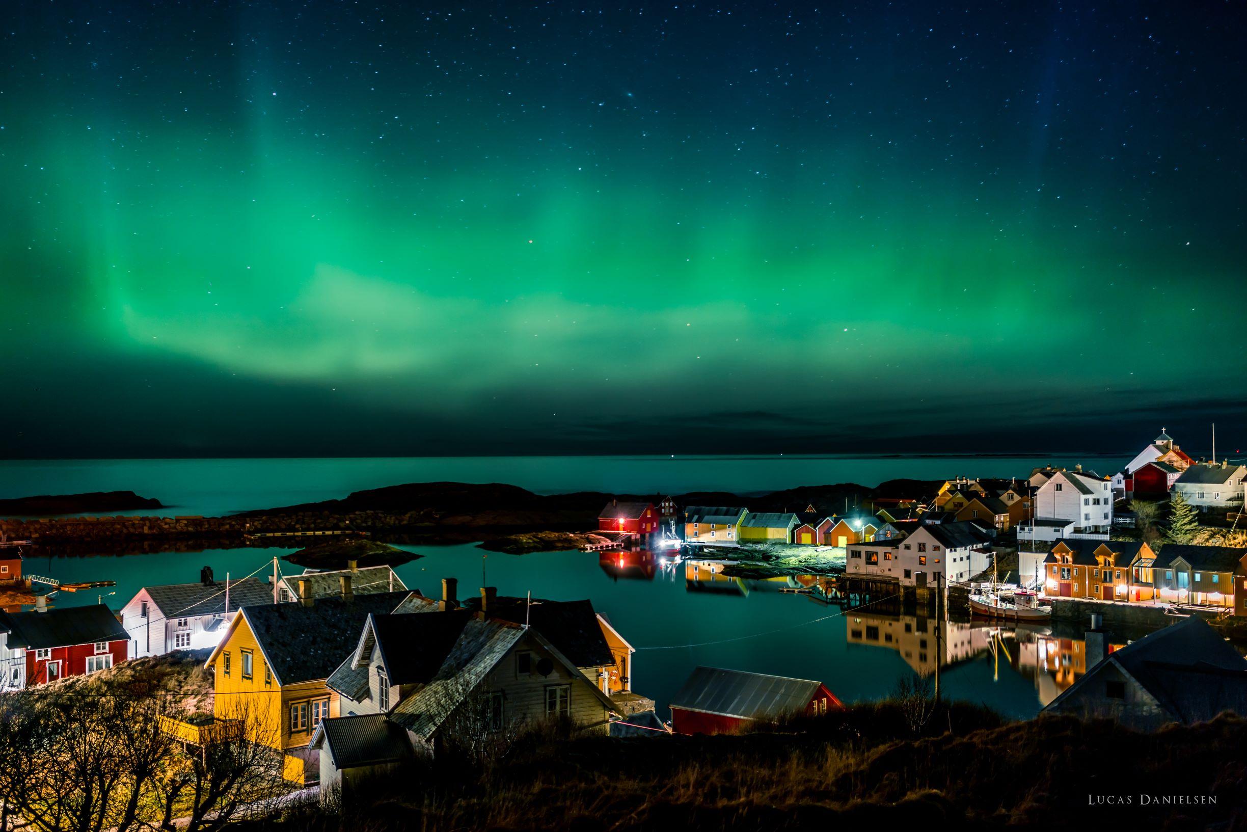 Nordlys på Bjørnsund