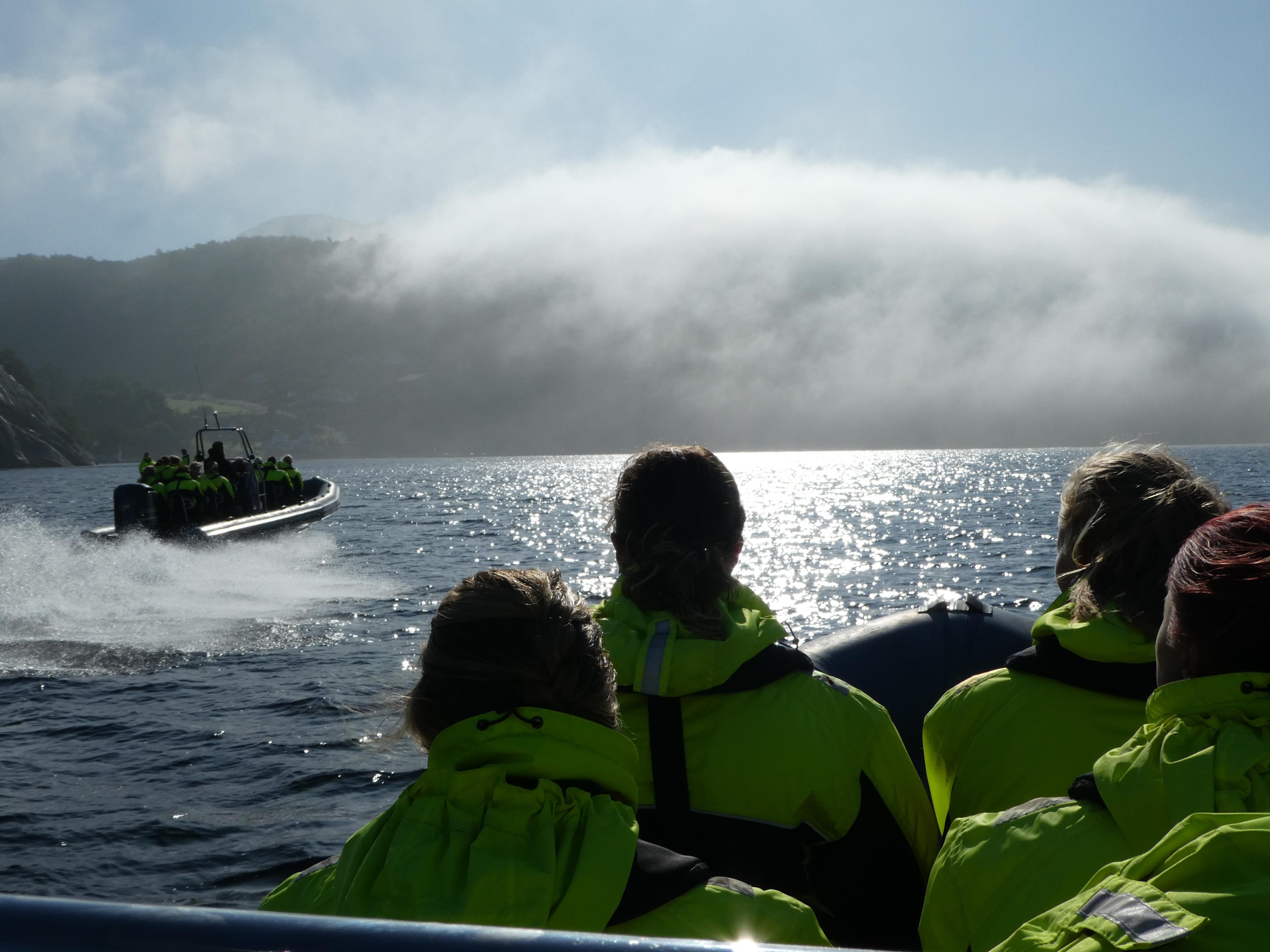 skiftende vær i Lysefjorden