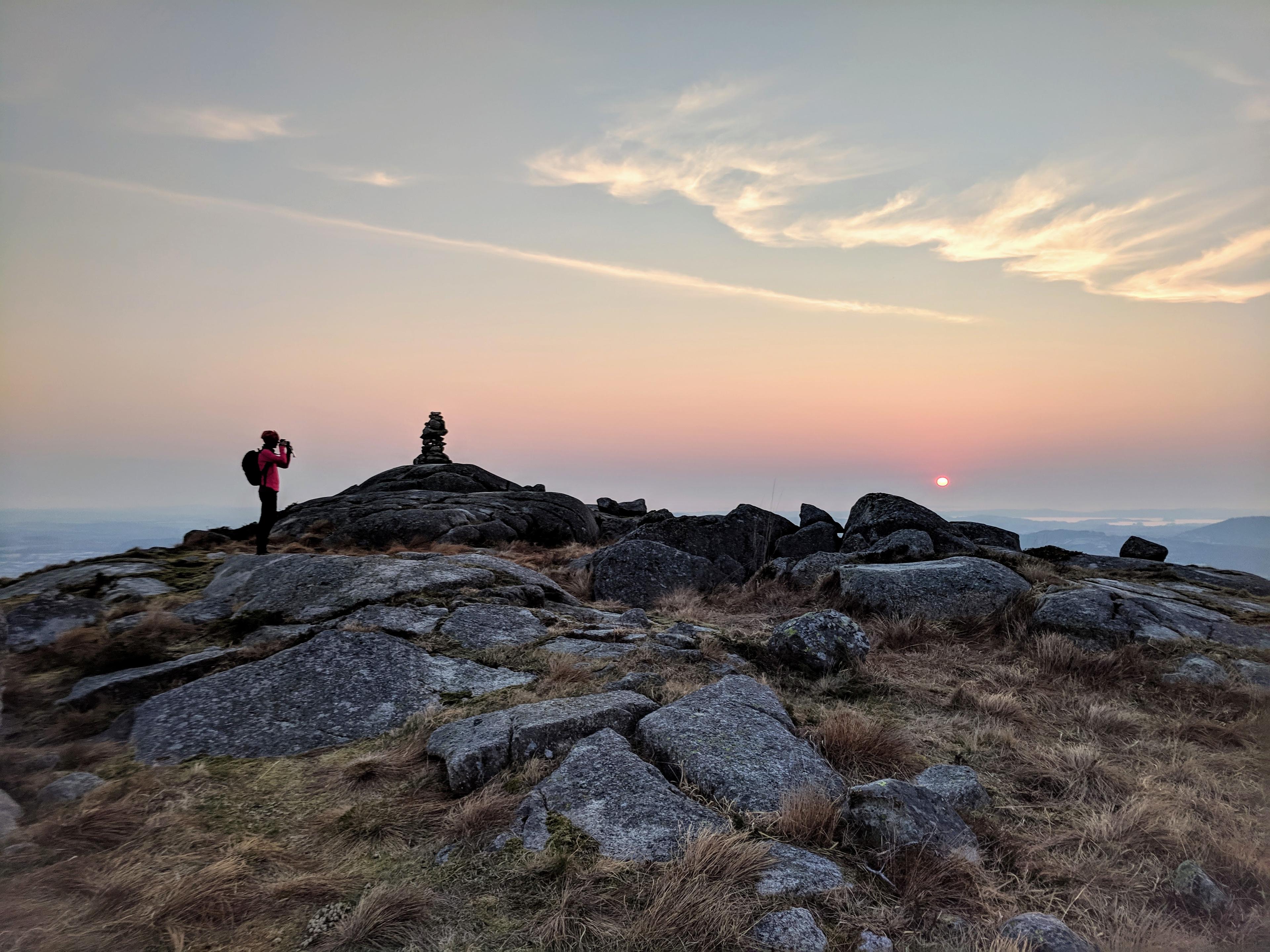 Dalsnuten i solnedgang