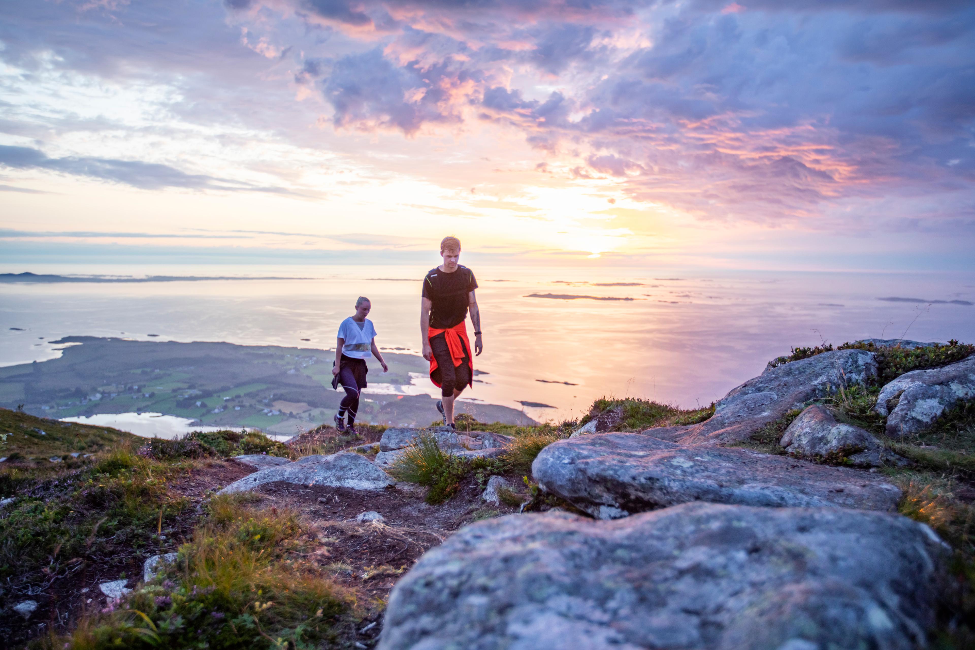 På tur opp Midsundtrappene