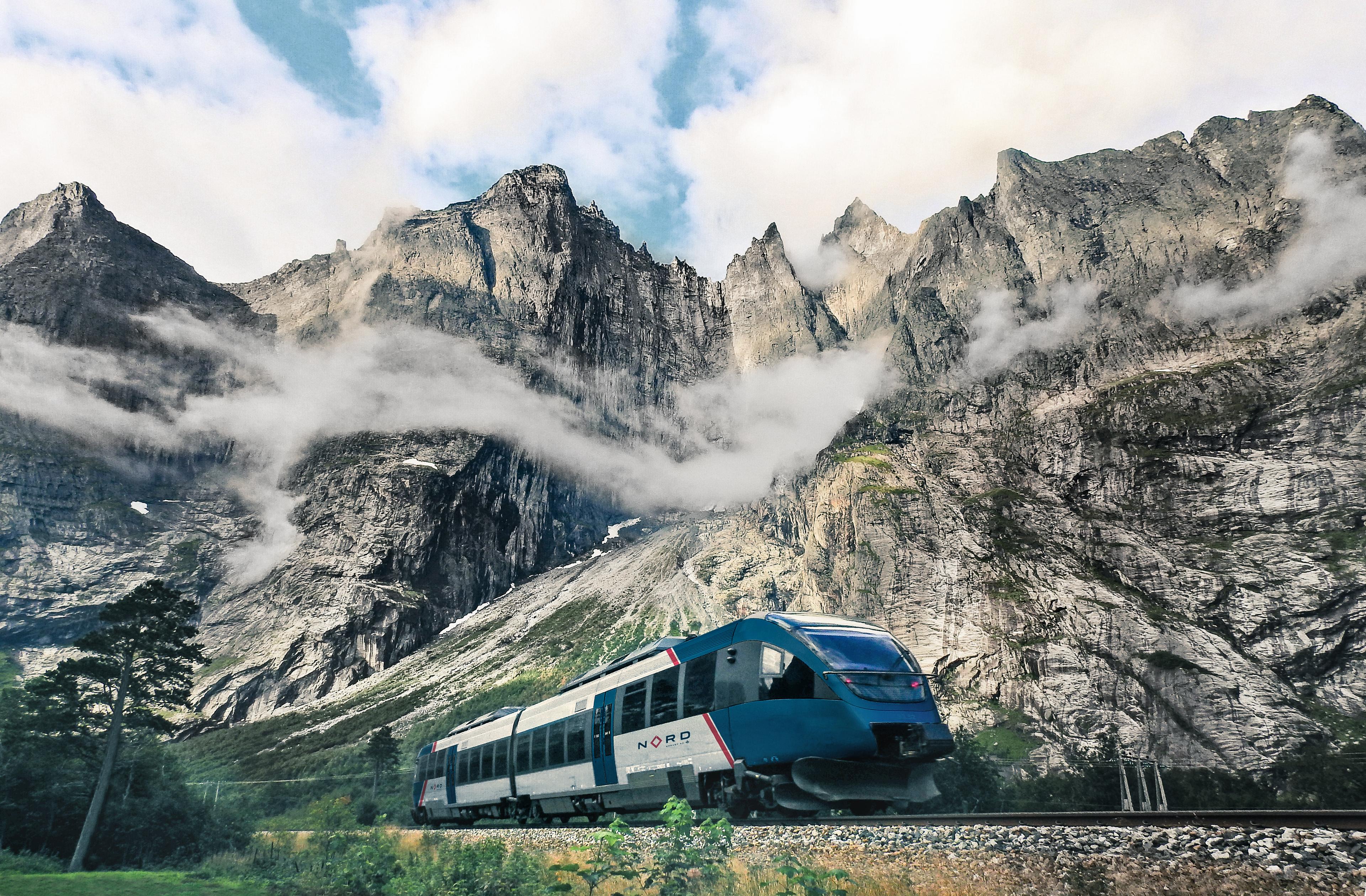 Raumabanen ved Trollveggen